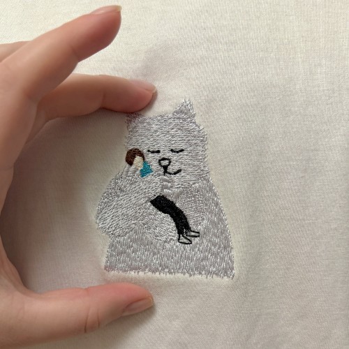 Файл вышивки Обнимающий кот