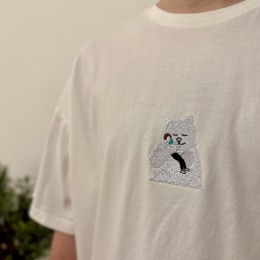 Файл вышивки Обнимающий кот