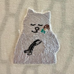 Файл вышивки Обнимающий кот