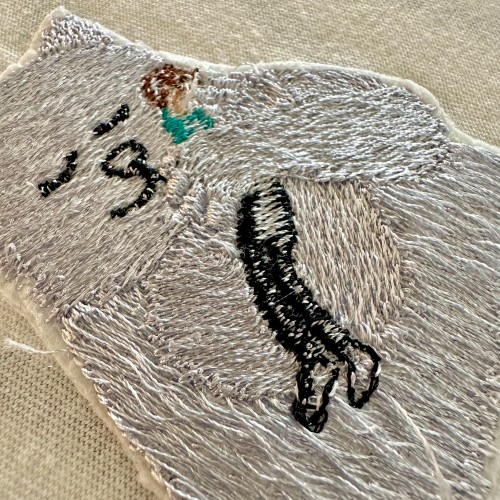 Файл вышивки Обнимающий кот