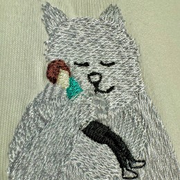 Файл вышивки Обнимающий кот