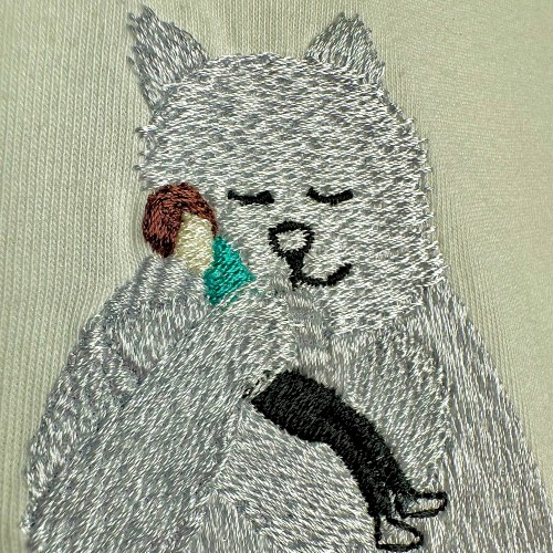 Файл вышивки Обнимающий кот