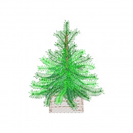 Ёлочка в горшке