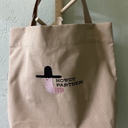 Файл вышивки Червяк ковбой Howdy Partner