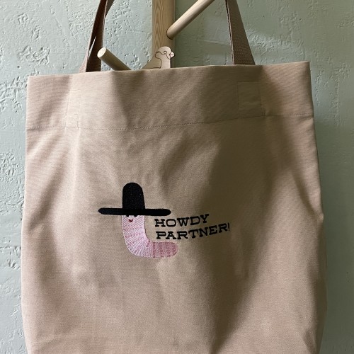 Файл вышивки Червяк ковбой Howdy Partner