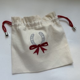 Файл вышивки Подкова с бантиком