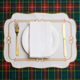 Орнамент для плейсмата с ремнями