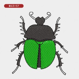 Зелёный жук