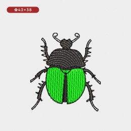 Зелёный жук