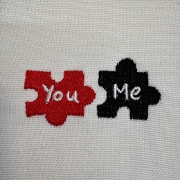 Файл вышивки You & Me пазл