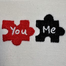 Файл вышивки You & Me пазл
