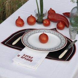 Файл вышивки Орнамент для плейсмата с кокошником