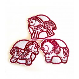 Файл вышивки Лошадки-подстаканники