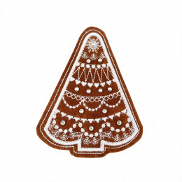 Файл вышивки Пряничная елочка. Проект в пяльцах