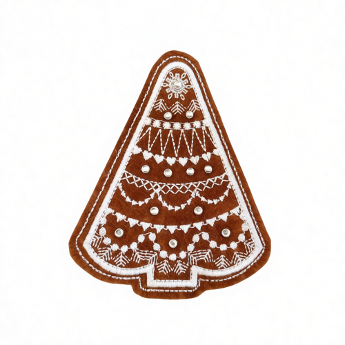 Файл вышивки Пряничная елочка. Проект в пяльцах