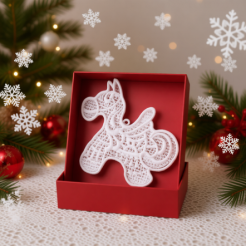 Файл вышивки Лошадка Пегас FSL