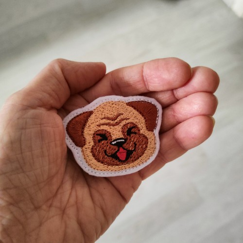 Файл вышивки Милый Мопс