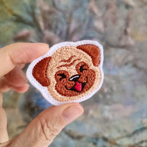 Файл вышивки Милый Мопс