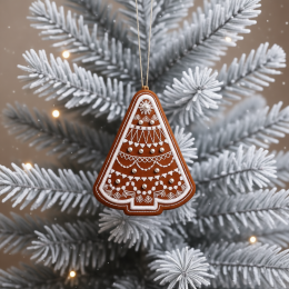 Файл вышивки Пряничная елочка. Проект в пяльцах