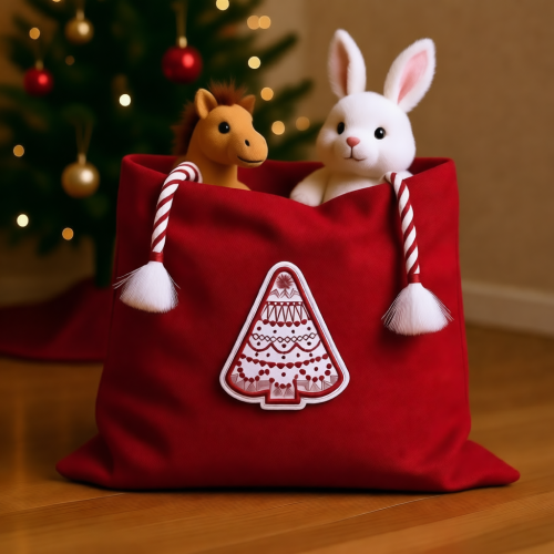 Файл вышивки Пряничная елочка. Проект в пяльцах