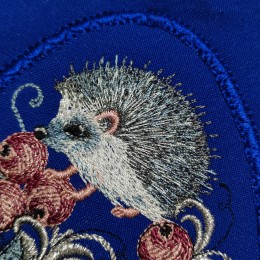 Файл вышивки Пасхальное яйцо, Вологодская хохлома, Ёжик