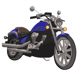 Мотоцикл байк синий