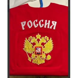 Надпись "Россия" на всю спину 