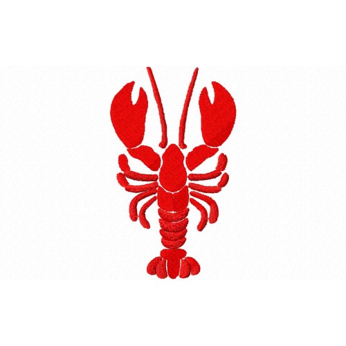 Файл вышивки Лобстер красный малый