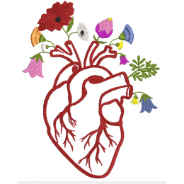 Сердце цветущее
