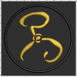 Файл вышивки Жёлтый знак (Yellow sign)