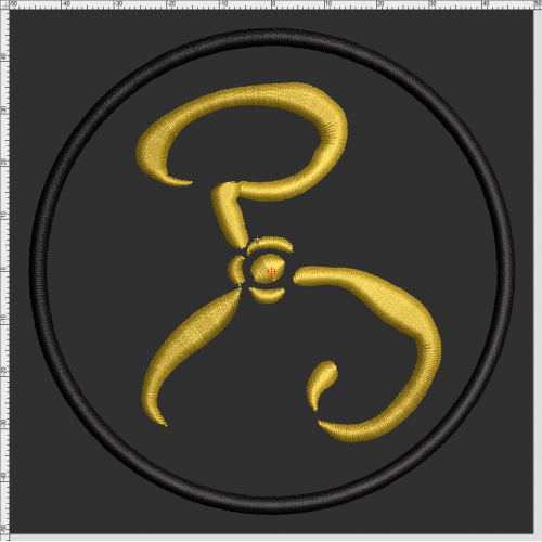 Файл вышивки Жёлтый знак (Yellow sign)