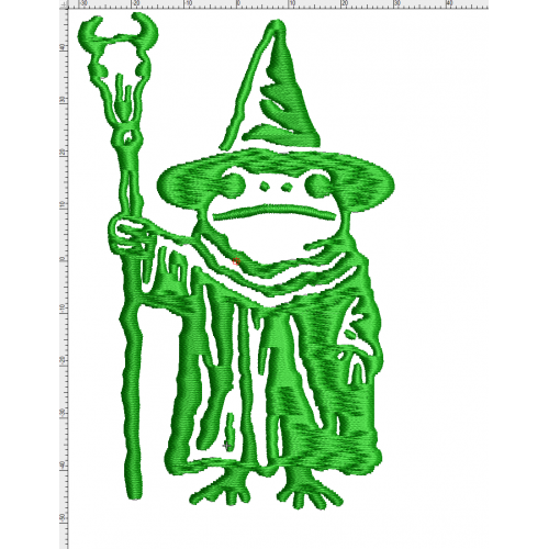 Файл вышивки Лягушка-волшебник