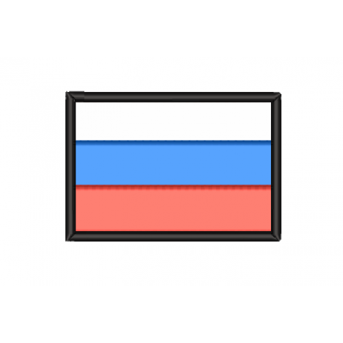 Файл вышивки Флаг РФ/флаг России
