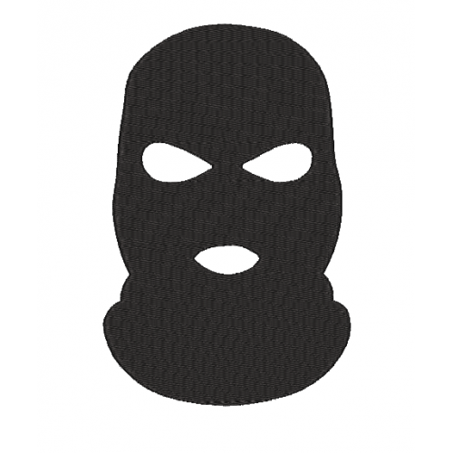 Файл вышивки Маска бандита