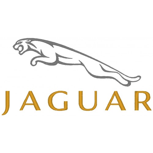 Файл вышивки логотип Jaguar