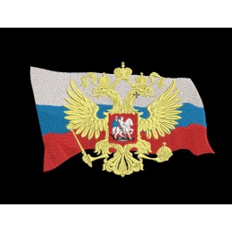 Флаг России с Гербом 1