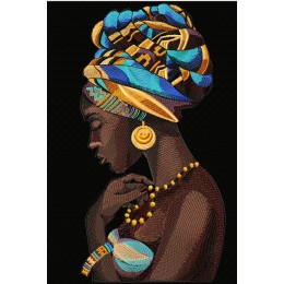 Файл вышивки Африканская красавица