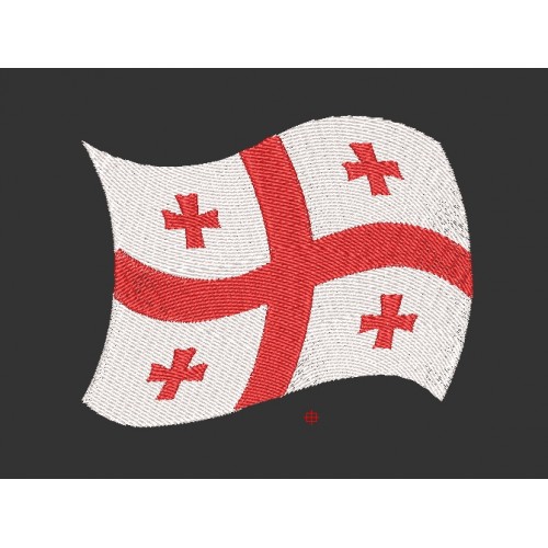 Файл вышивки Флаг Грузии