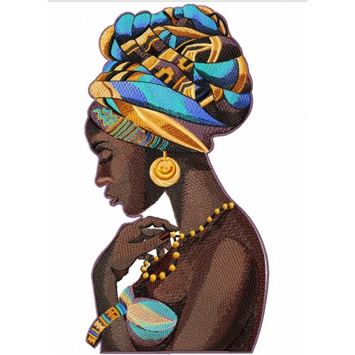 Файл вышивки Африканская красавица