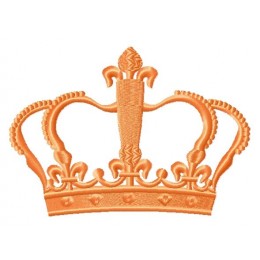 Королевская корона на махровую ткань