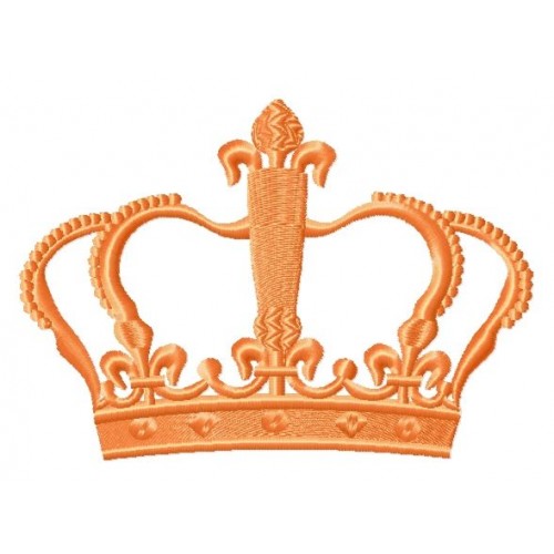 Файл вышивки королевская корона на махровую ткань