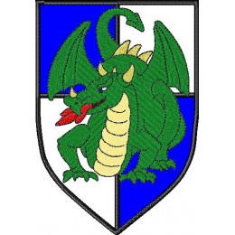 Рыцарский герб с драконом