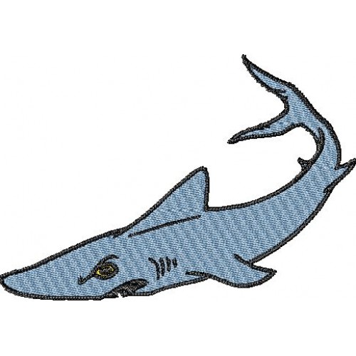 Файл вышивки акула