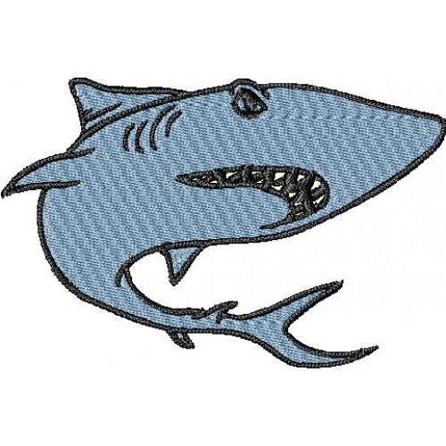 Файл вышивки орнамент акула 1