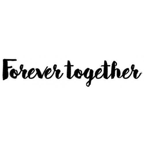 Файл вышивки Forever together