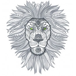 Лев орнаментальный большой