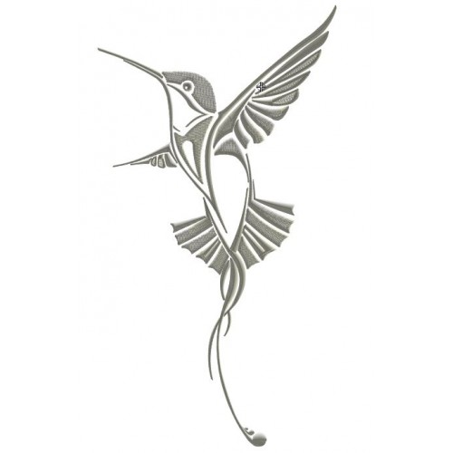 Файл вышивки Летящая колибри