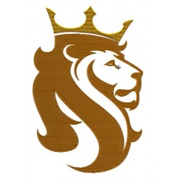 Профиль льва в короне