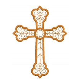 Крест с тонким орнаментом