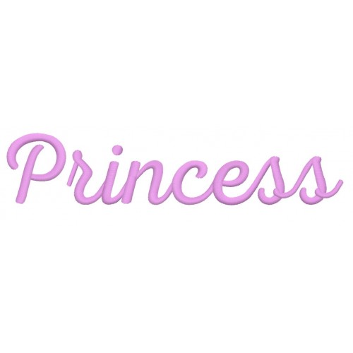 Файл вышивки Надпись «Princess»